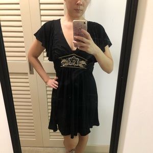 💜 5 for $25 Forever 21 black jeweled dress